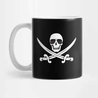 Cool Pirate Skull with Crossed Swords Mug